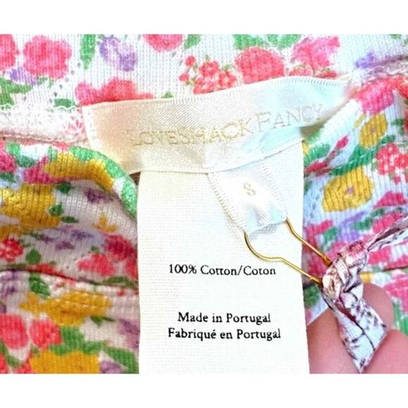 Love Shack Fancy‎ Brently Slim Pant Fruity Punch Small - Picture 7 of 9